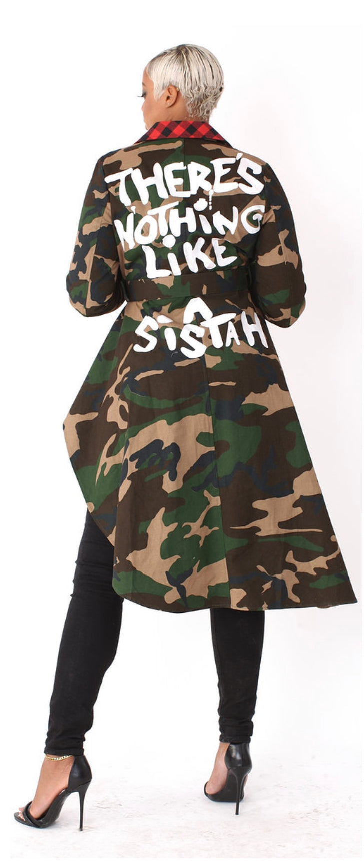 Sista Hi Low Camo Jacket
