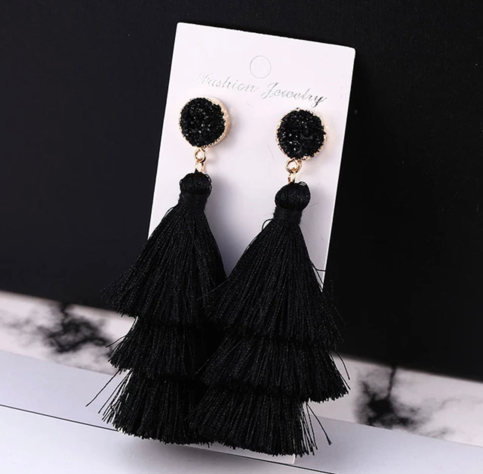 Robin tassel earrings