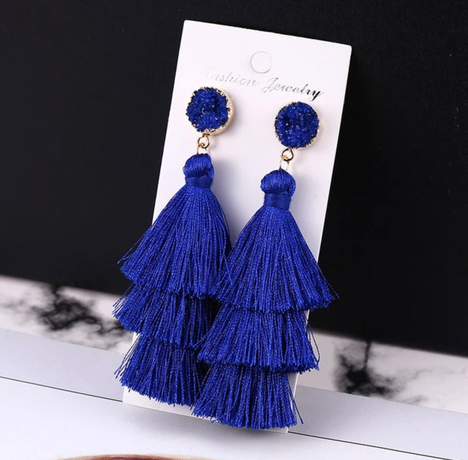 Robin tassel earrings